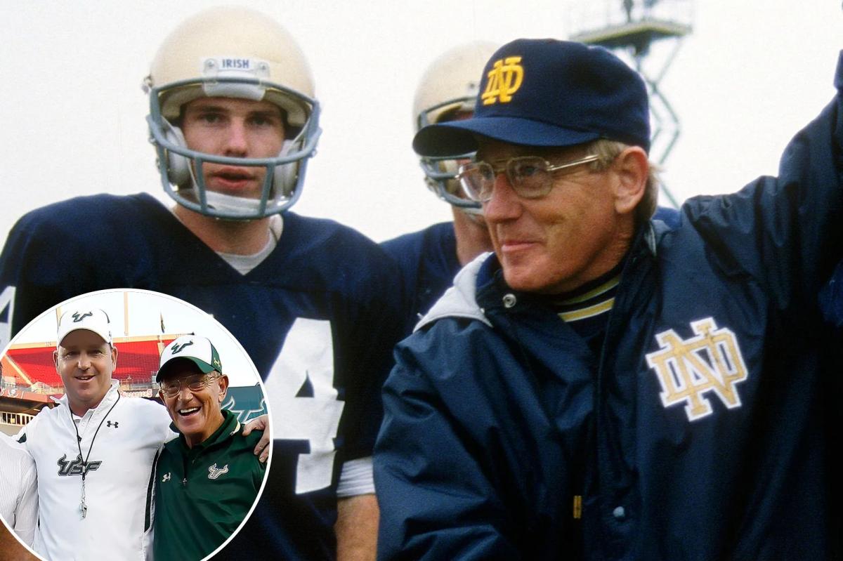 Lou Holtz's son opens up on Notre Dame legend's health fight