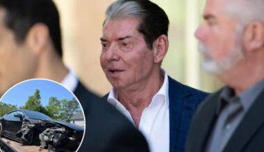 Shocking footage released from Vince McMahon's 2025 car crash