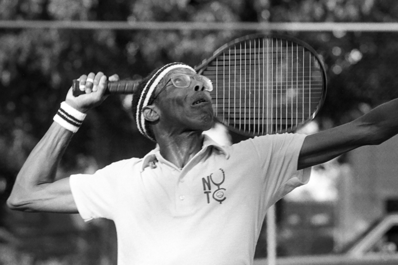 John Patterson, winner of senior singles division in 1982.