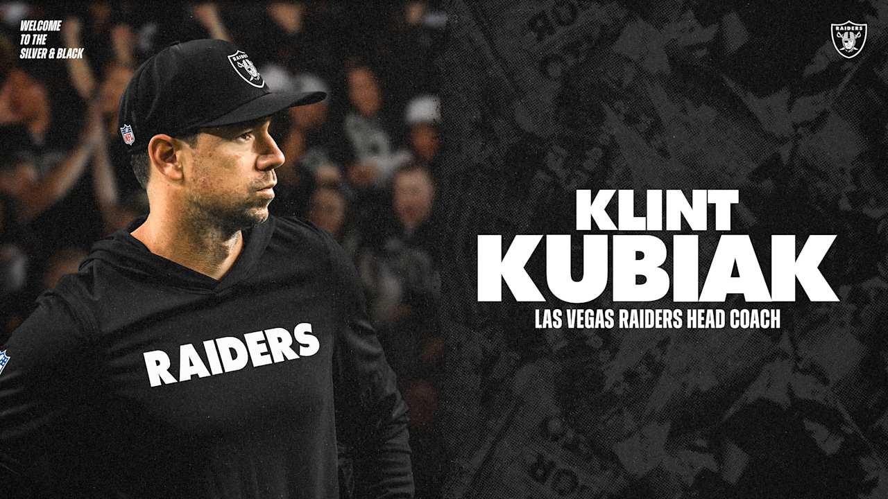 Klint Kubiak named Head Coach of the Las Vegas Raiders