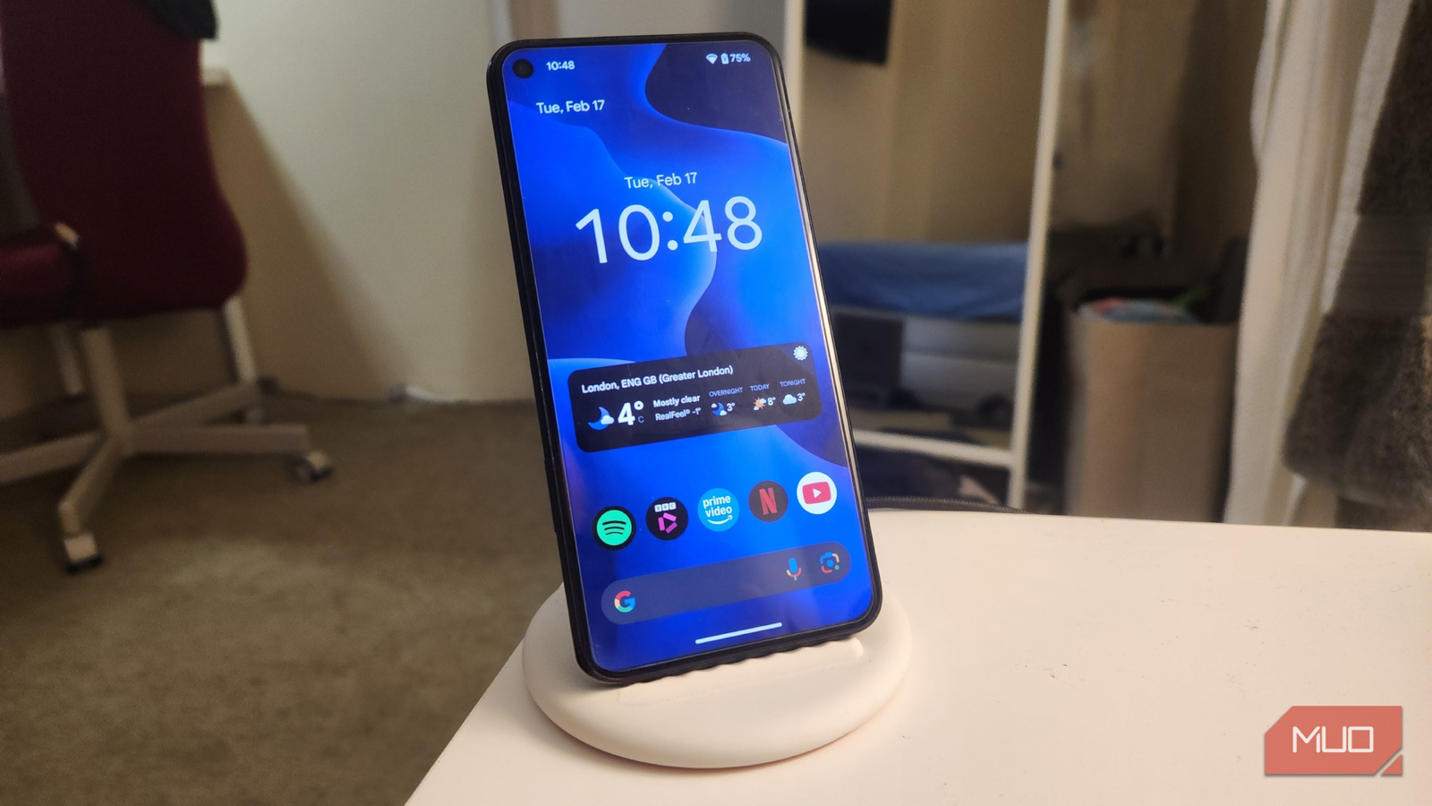 I repurposed my old Android phone as an always-on bedside assistant