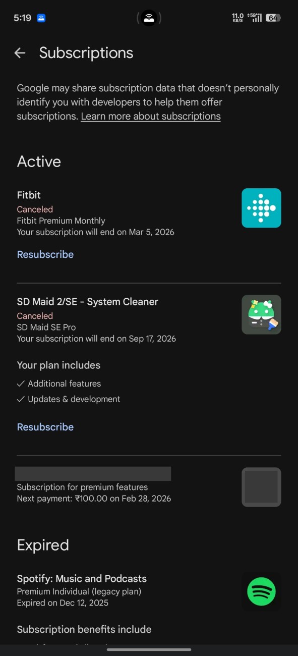 play store subscriptions 1 play store subscriptions 1