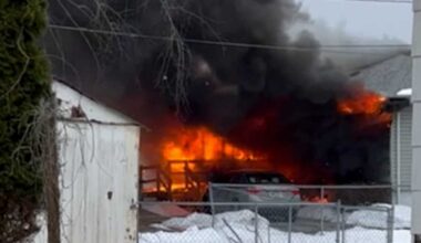 Fire in Plum, Allegheny County