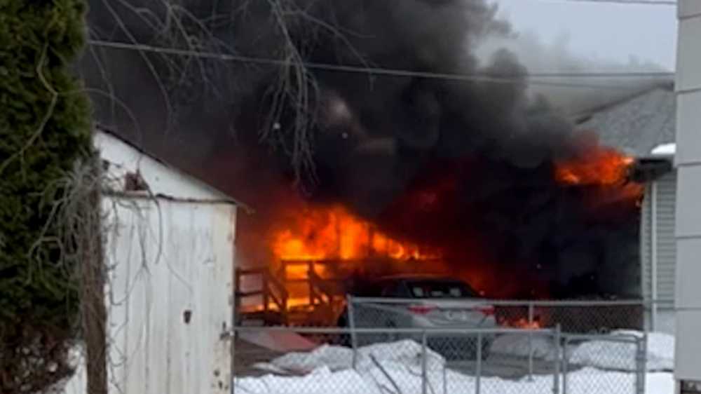 Fire in Plum, Allegheny County