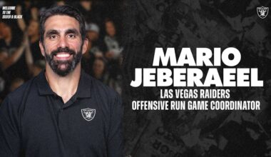 Raiders name Mario Jeberaeel Offensive Run Game Coordinator