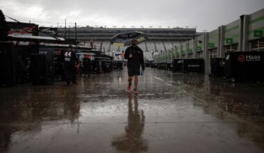 Atlanta NASCAR Cup qualifying cancelled, Tyler Reddick on pole