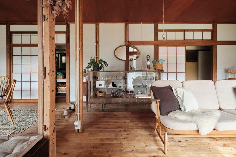 ROOVICE revives mid-century japan home through layered wooden interiors