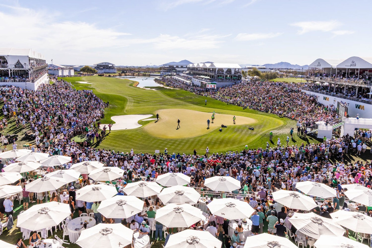 SATURDAY AT THE WM PHOENIX OPEN – MATSUYAMA LEADS, SUNDAY SET FOR A CLASSIC