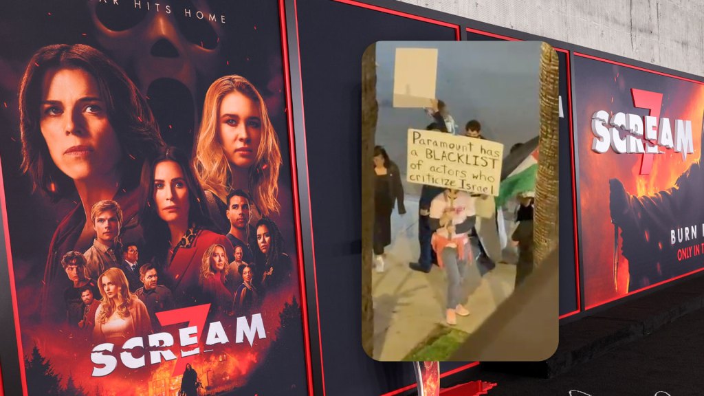 Pro-Palestine Activists At 'Scream 7' Premiere Call For Film's Boycott After Melissa Barrera Firing