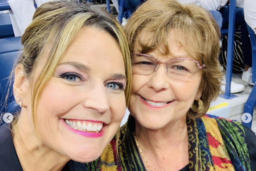 Savannah Guthrie and her mother Nancy are seen in an undated photo.