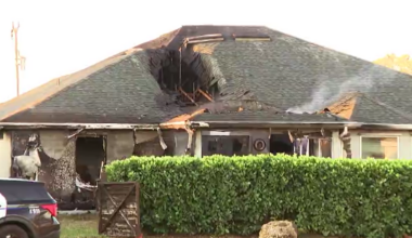 Crews battle Cape Coral house fire Monday morning