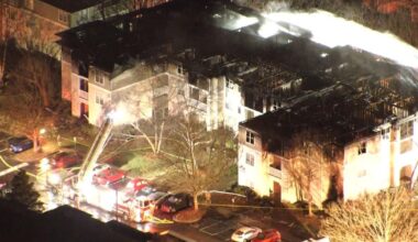 Massive fire rips through Morrisville apartment complex leaving six injured :: WRAL.com