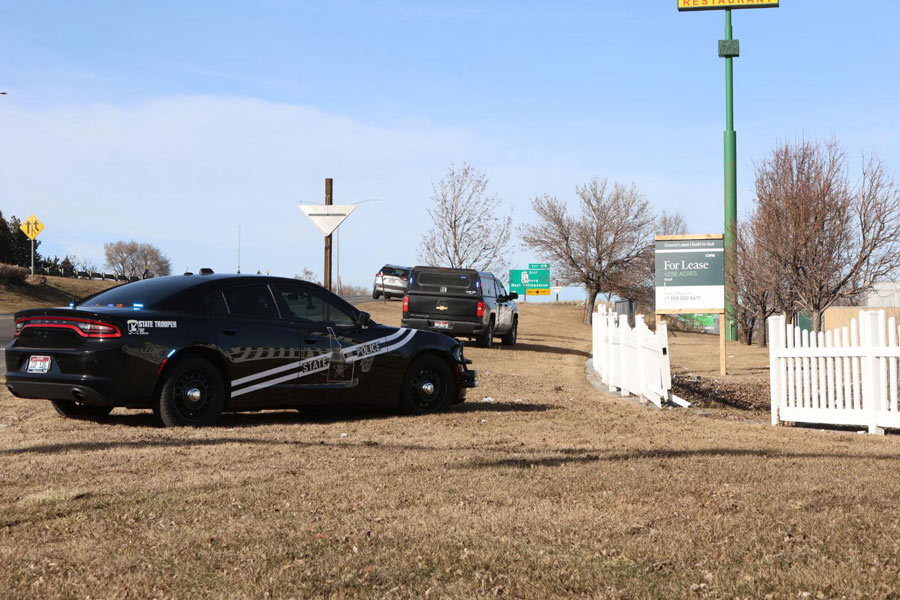 The scene of car crash.