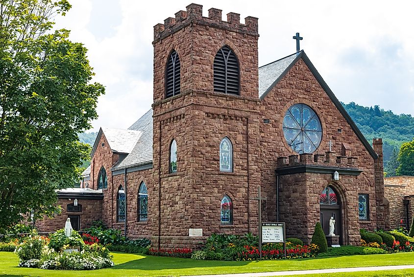 St. Eulalia Catholic Church in Coudersport, Pennsylvania.