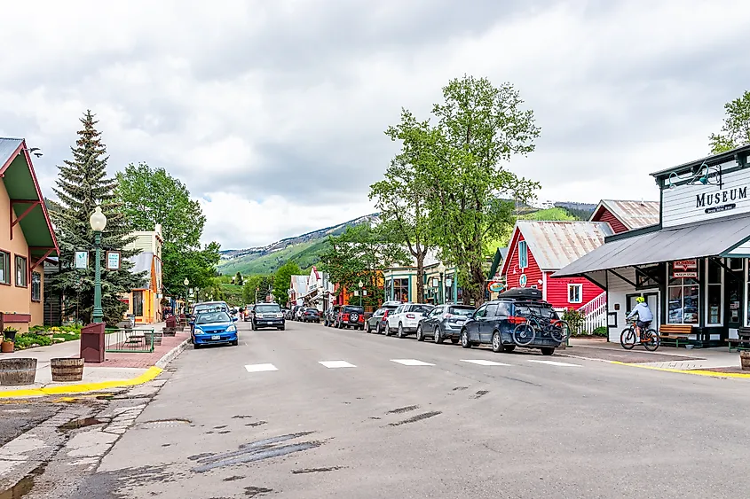 Main Street in Crested Butte, Colorado.
