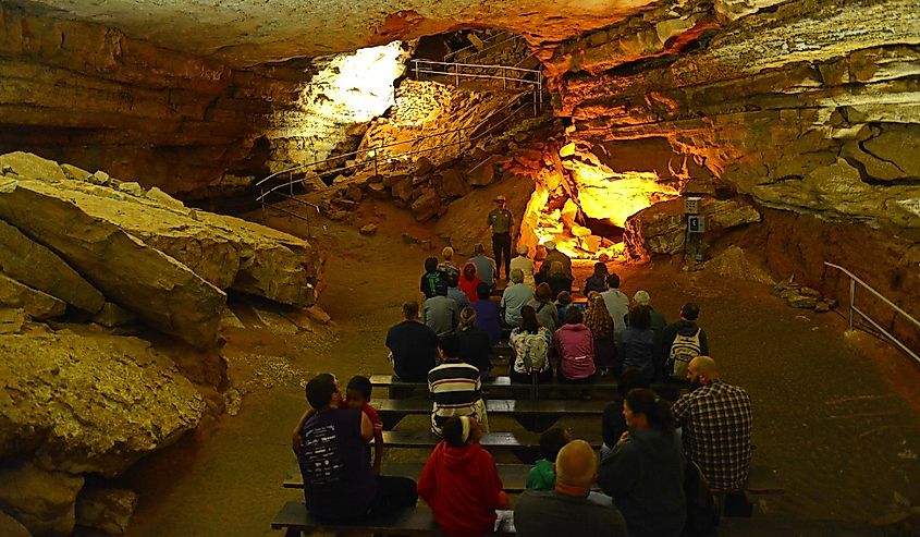 Mammoth Cave National Park guided tour. 