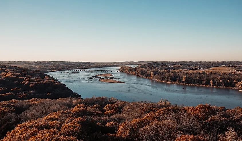 Platte River State Park in Louisville, Nebraska.