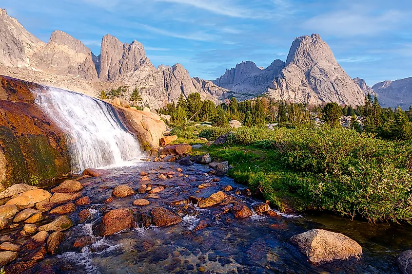 Wind River Mountains near Pinedale, Wyoming.