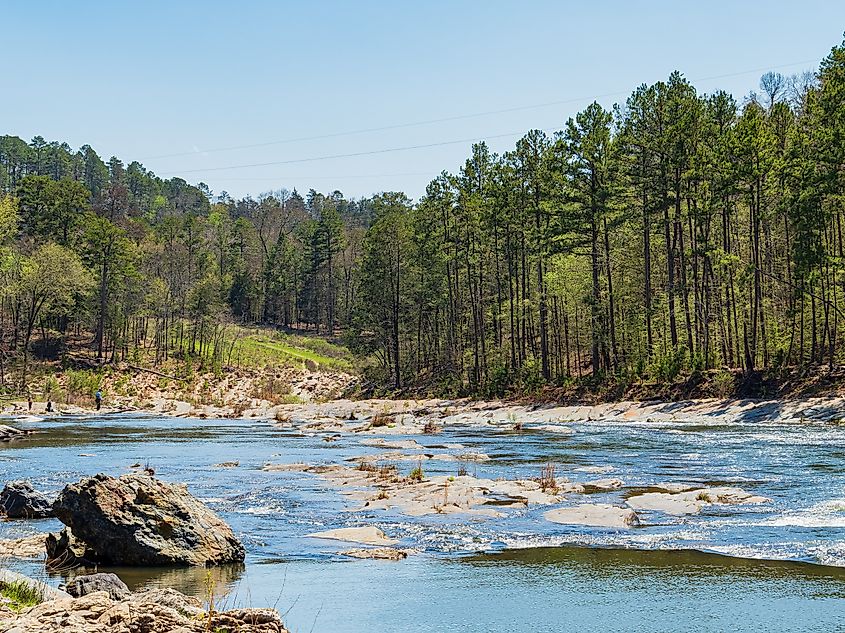Friends Trail Loop Trail in Beavers Bend State Park in Oklahoma.