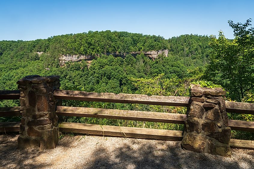 Red River Gorge Geological Area in Kentucky.