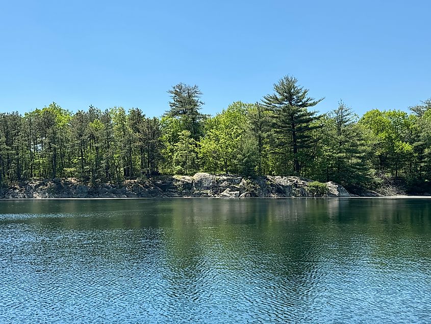 The Middlesex Fells Reservation in Stoneham, Massachusetts.