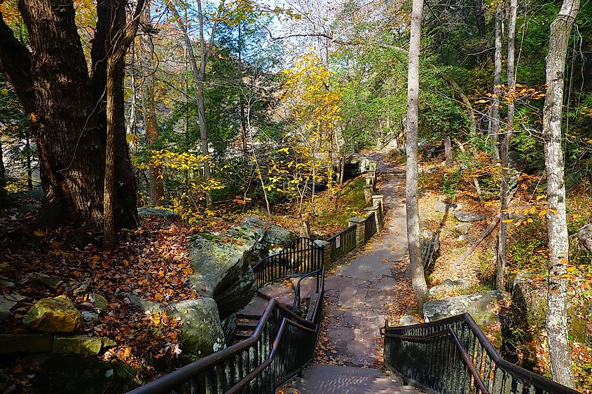Cumberland Falls State Resort Park, Kentucky.