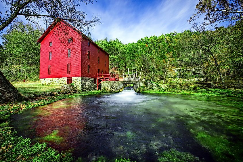 Alley Springs Mill in Ozark National Scenic Riverways, Missouri.