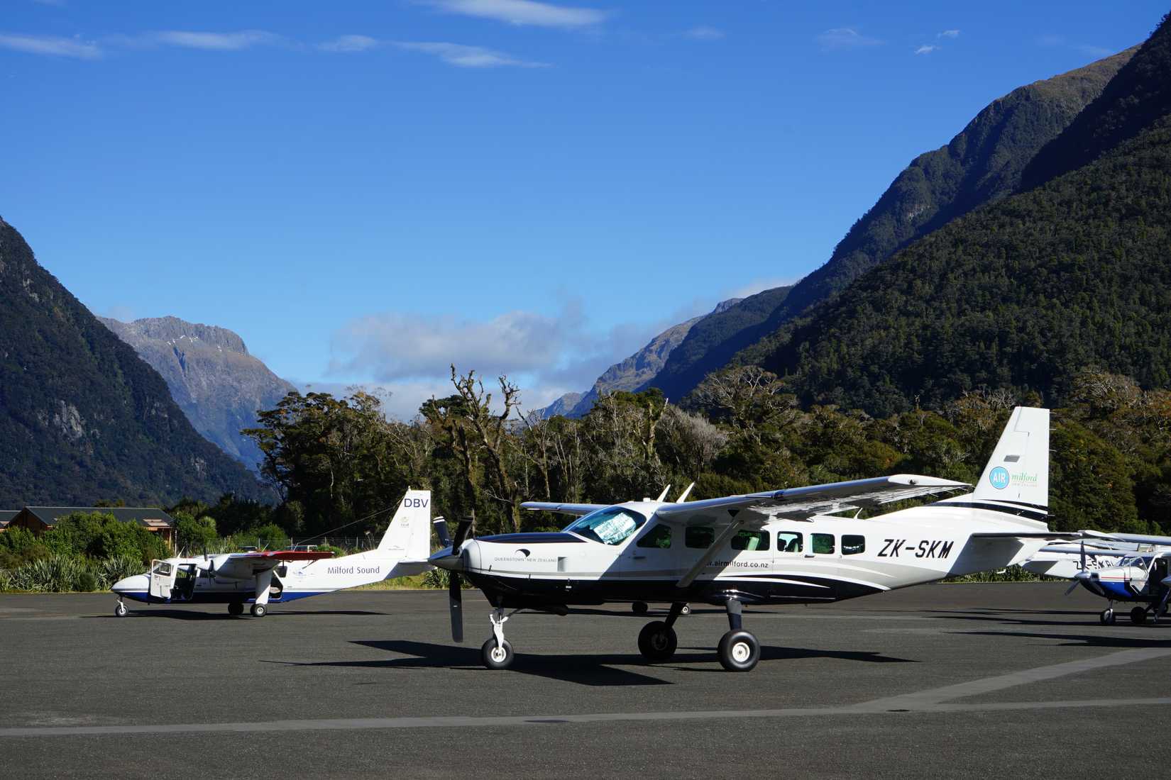 Aircraft Parked At A Remote US Airport