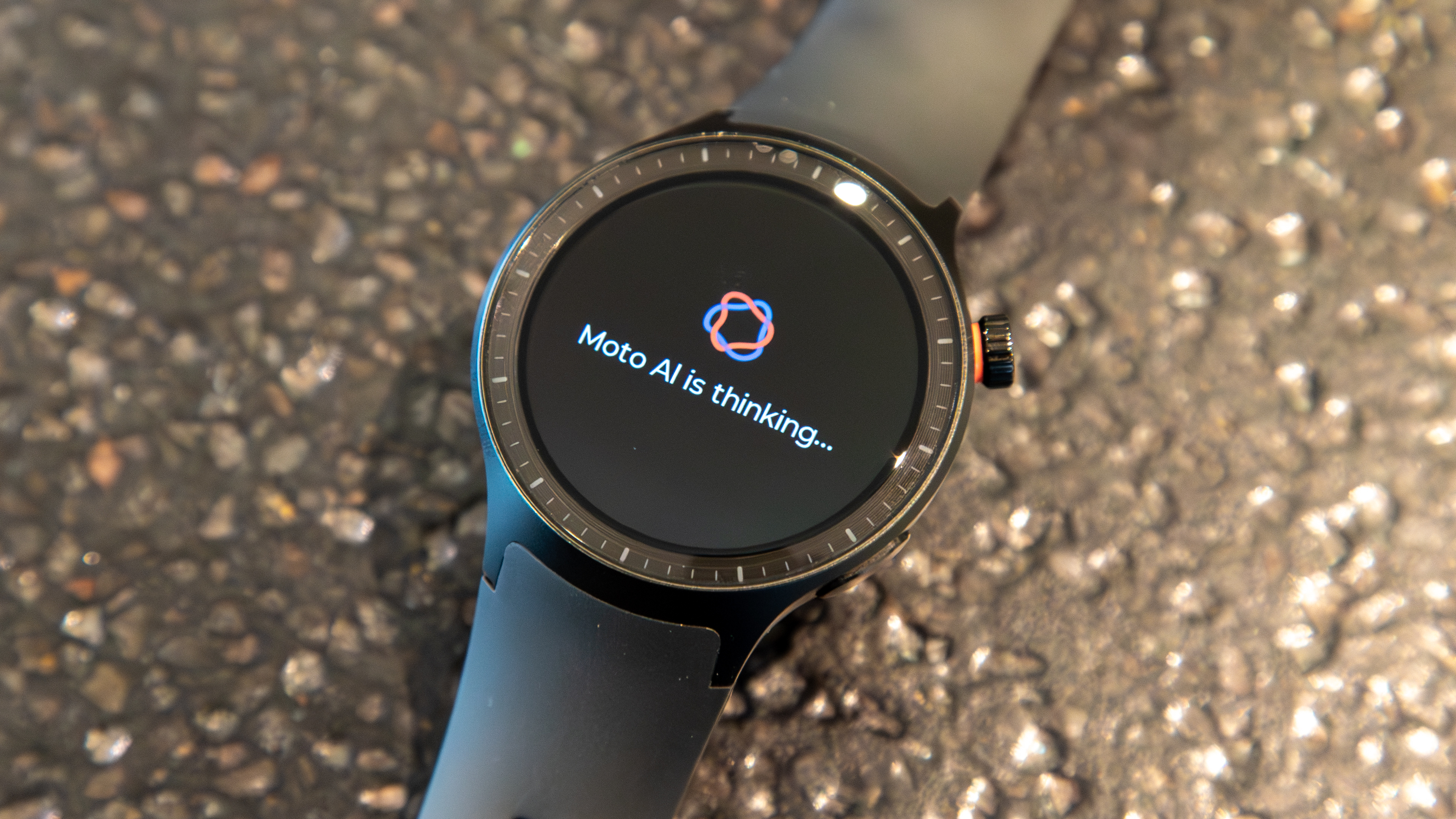 Moto AI on the Moto Watch