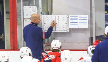 Spencer Carbery calls Capitals’ practices during Olympic break crucial because team needs to be ‘playing at a high level’ once regular season restarts