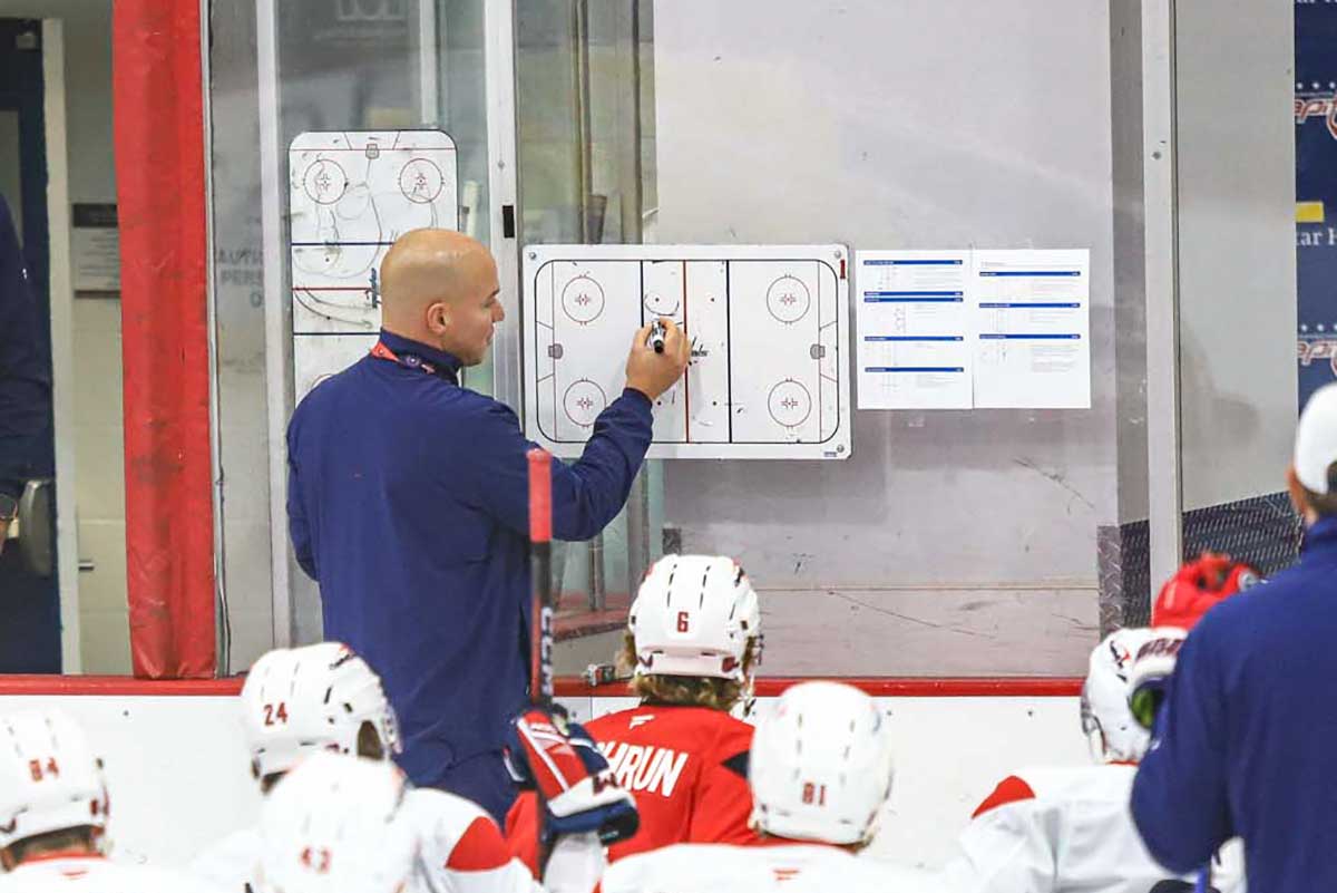 Spencer Carbery calls Capitals’ practices during Olympic break crucial because team needs to be ‘playing at a high level’ once regular season restarts
