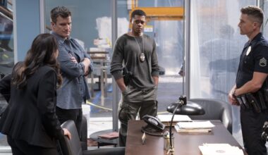 Nathan Fillion, Deric Augustin, and Eric Winter —