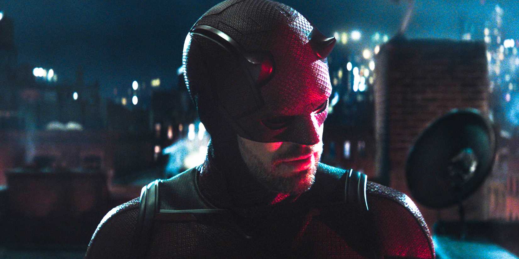 Charlie Cox's Daredevil listening with his powers in Daredevil: Born Again