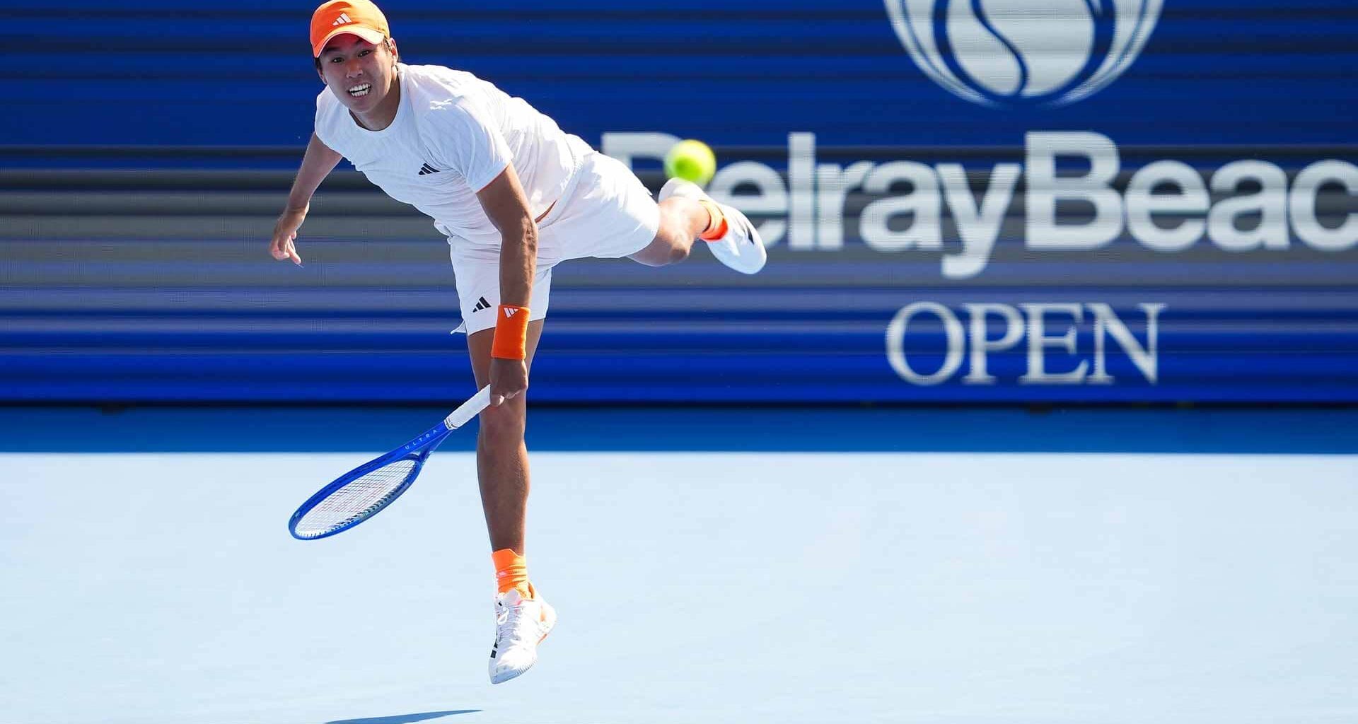 Learner Tien rallies to shock defending champ in Delray Beach: 'I just kept believing' | ATP Tour