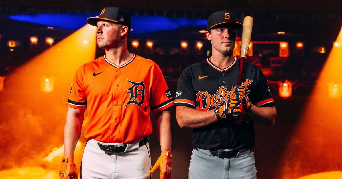 Detroit Tigers feature navy, orange in an official alternate uniform design