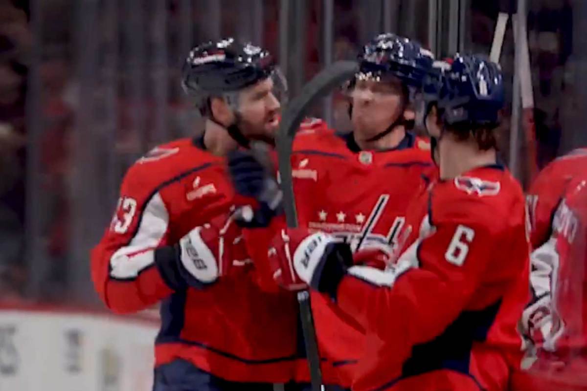 Why Capitals players, especially Tom Wilson, began beating up Dylan Strome in a goal hug