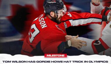 Tom Wilson earns Olympic Gordie Howe hat trick, ejected from Team Canada’s blowout win over France for fighting
