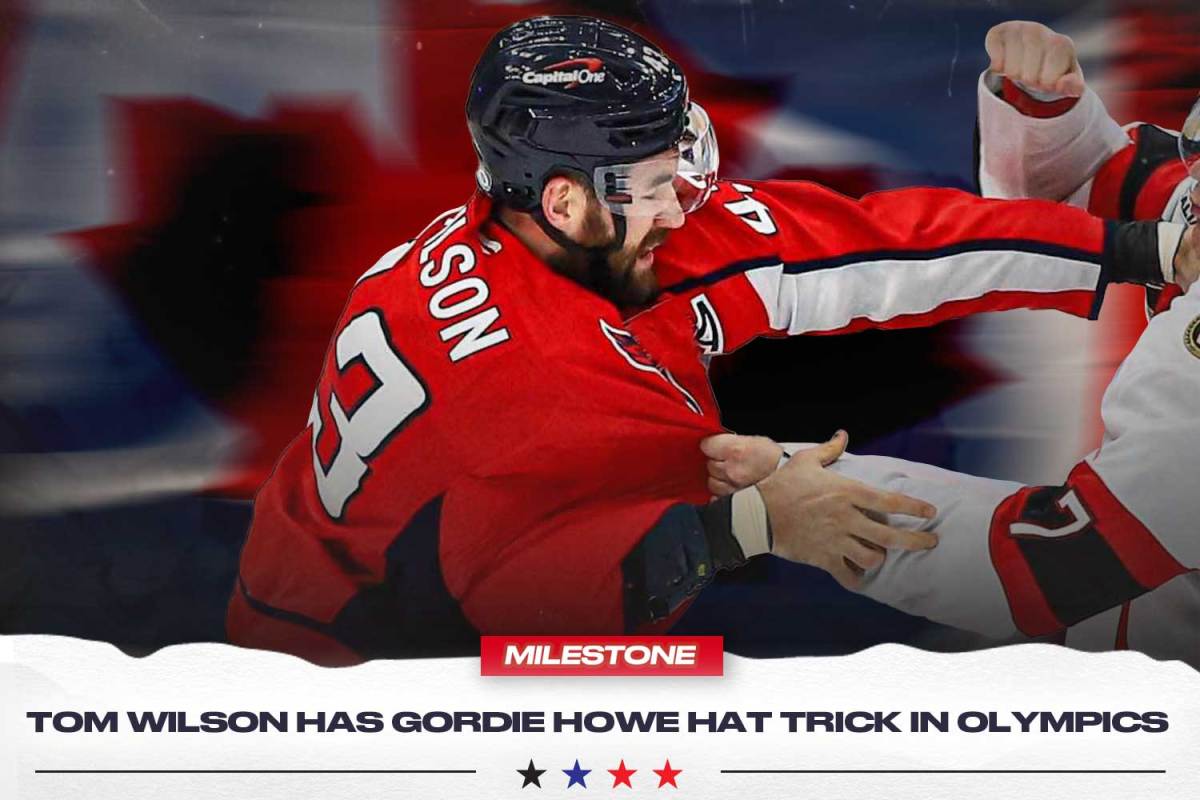 Tom Wilson earns Olympic Gordie Howe hat trick, ejected from Team Canada’s blowout win over France for fighting
