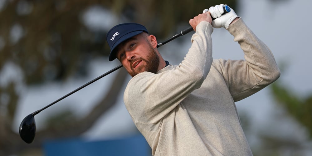 Travis Kelce Hits Fan with a Golf Ball During AT&T Pebble Beach Pro-Am | Travis Kelce | Celebrity News and Gossip | Entertainment, Photos and Videos