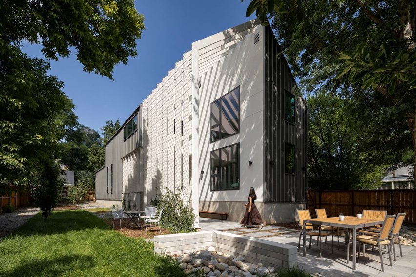 House with white siding