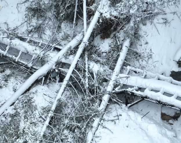 Winter storm breaks parts Tuolumne County water canal Winter storm breaks parts Tuolumne County water canal