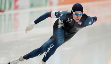 U.S. speedskater part of record number LGBTQ Winter Olympians : NPR
