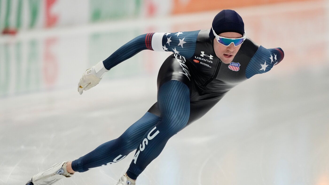 U.S. speedskater part of record number LGBTQ Winter Olympians : NPR