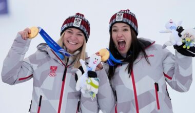 Ariane Raedler and Katharina Huber win team combined at Olympics