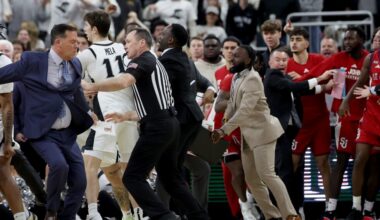 7 ejected after fight breaks out between No. 17 St. John's and Providence