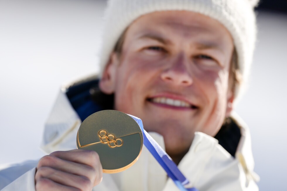 Klaebo sets the gold standard at the Winter Games, skis into record books