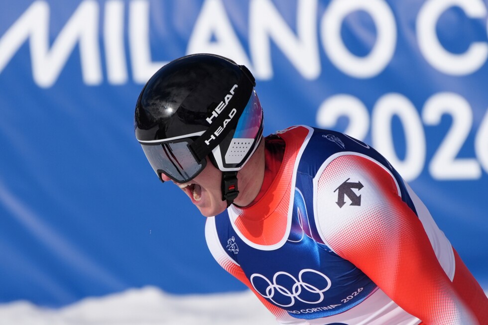 Swiss racer Franjo von Allmen wins men's downhill, first gold medal of Milan Cortina Games