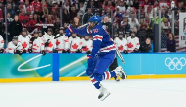 Laila Edwards' family watches Olympic debut, thanks to Kelce brothers and a GoFundMe