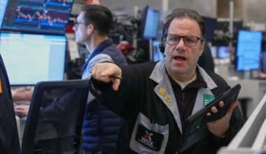 US stocks edge higher after swinging through worries about AI and the economy