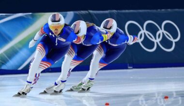 United States' Bowe, Manganello, Birkeland advance to women's team pursuit semifinals